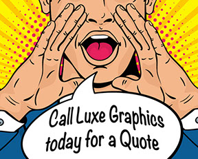 Cartoon style image showing man with hands around mouth and speech bubble.